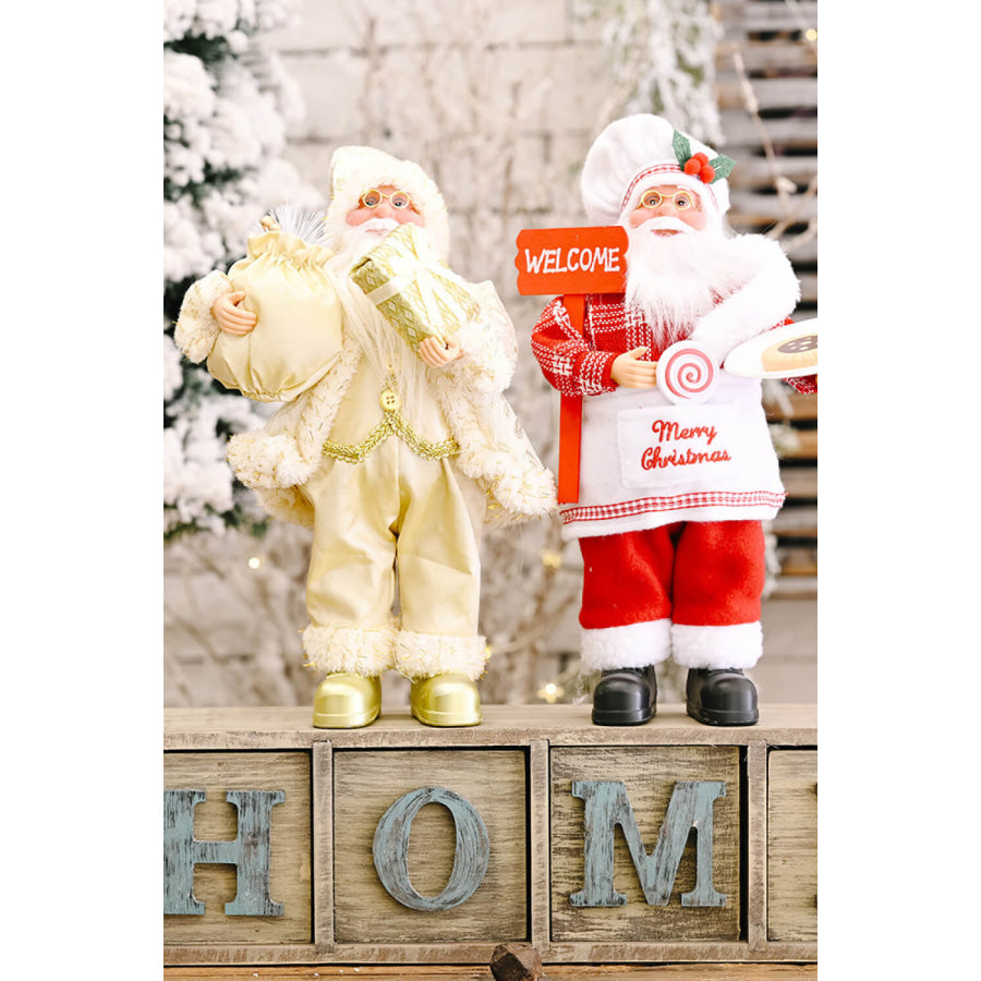 Christmas Standing Santa Claus Figure Apparel and Accessories