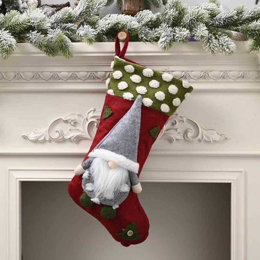 Christmas Stocking Hanging Widget Charcoal / One Size