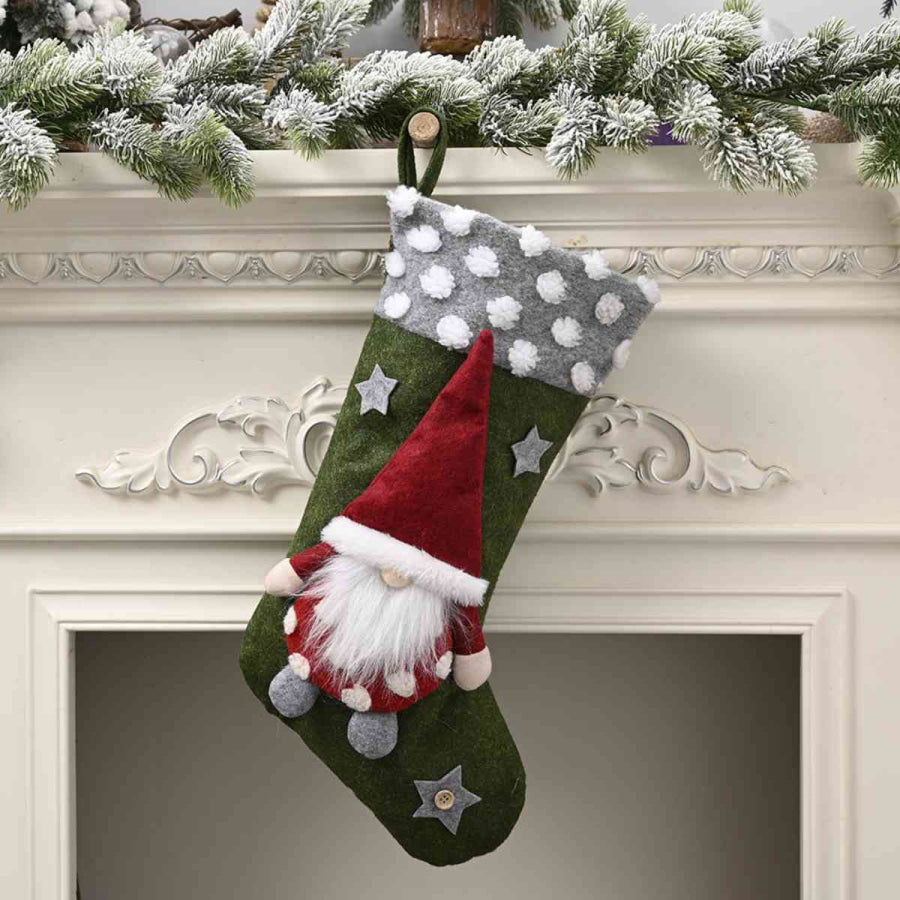 Christmas Stocking Hanging Widget Deep Red / One Size