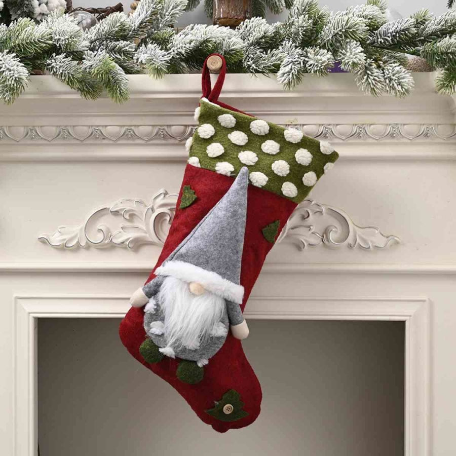 Christmas Stocking Hanging Widget Deep Red / One Size