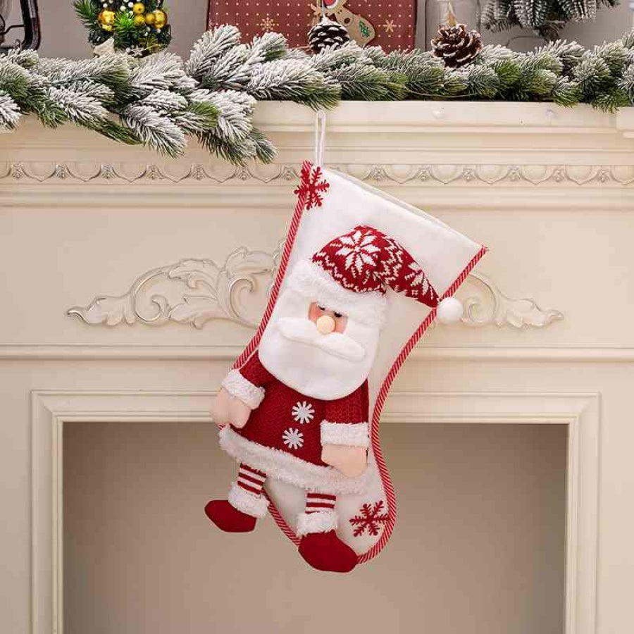 Christmas Stocking Hanging Widget Santa / One Size