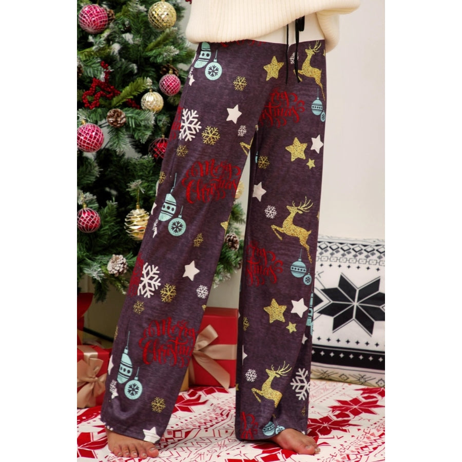 Christmas Straight Leg Pants