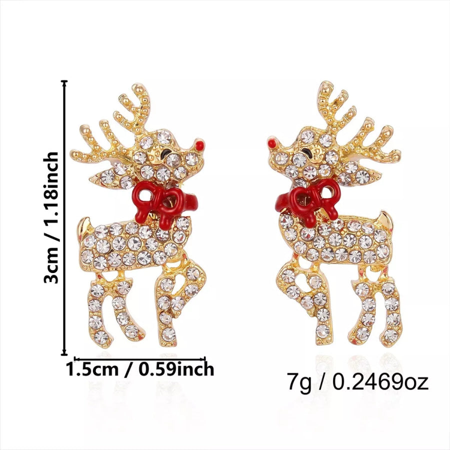 Christmas Theme Earrings Apparel and Accessories