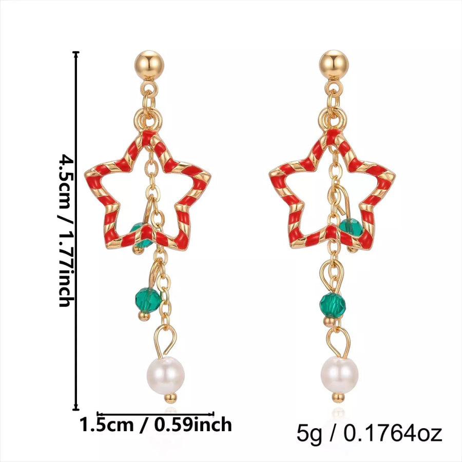 Christmas Theme Earrings Apparel and Accessories