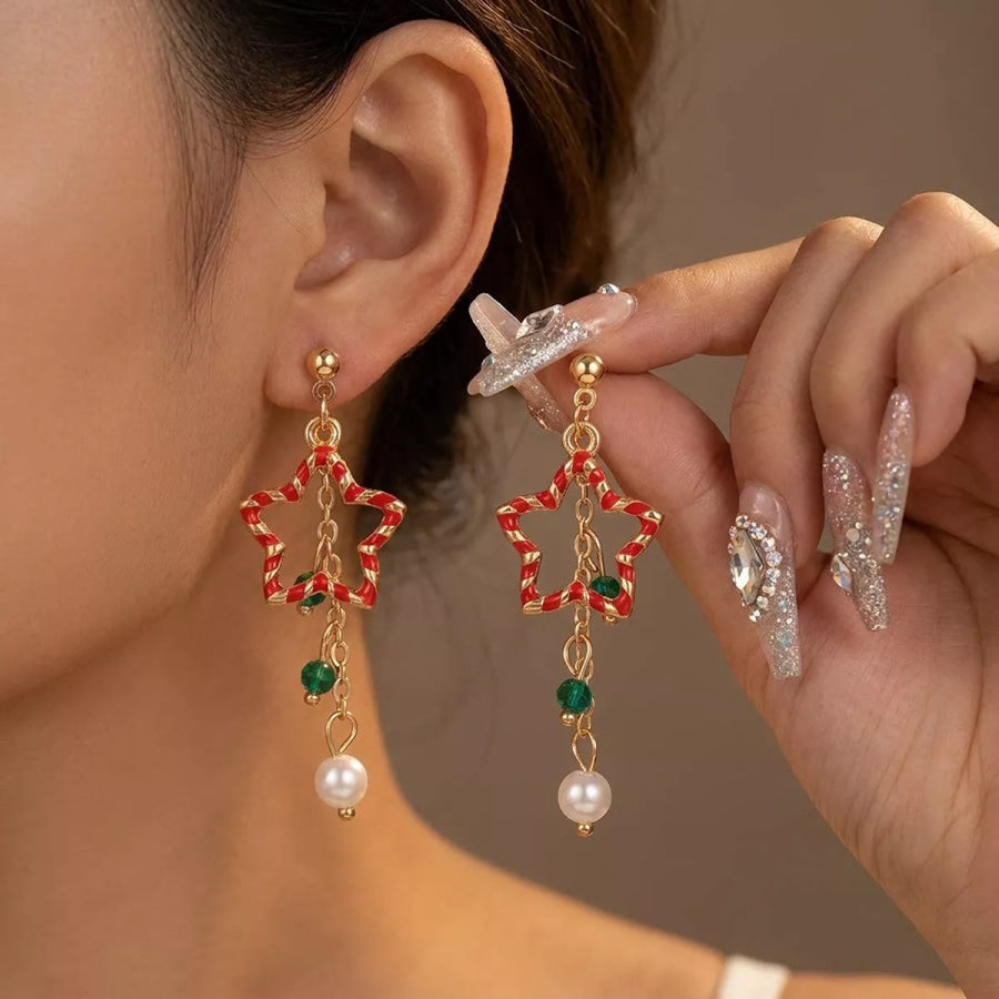 Christmas Theme Earrings Style C / onesize Apparel and Accessories