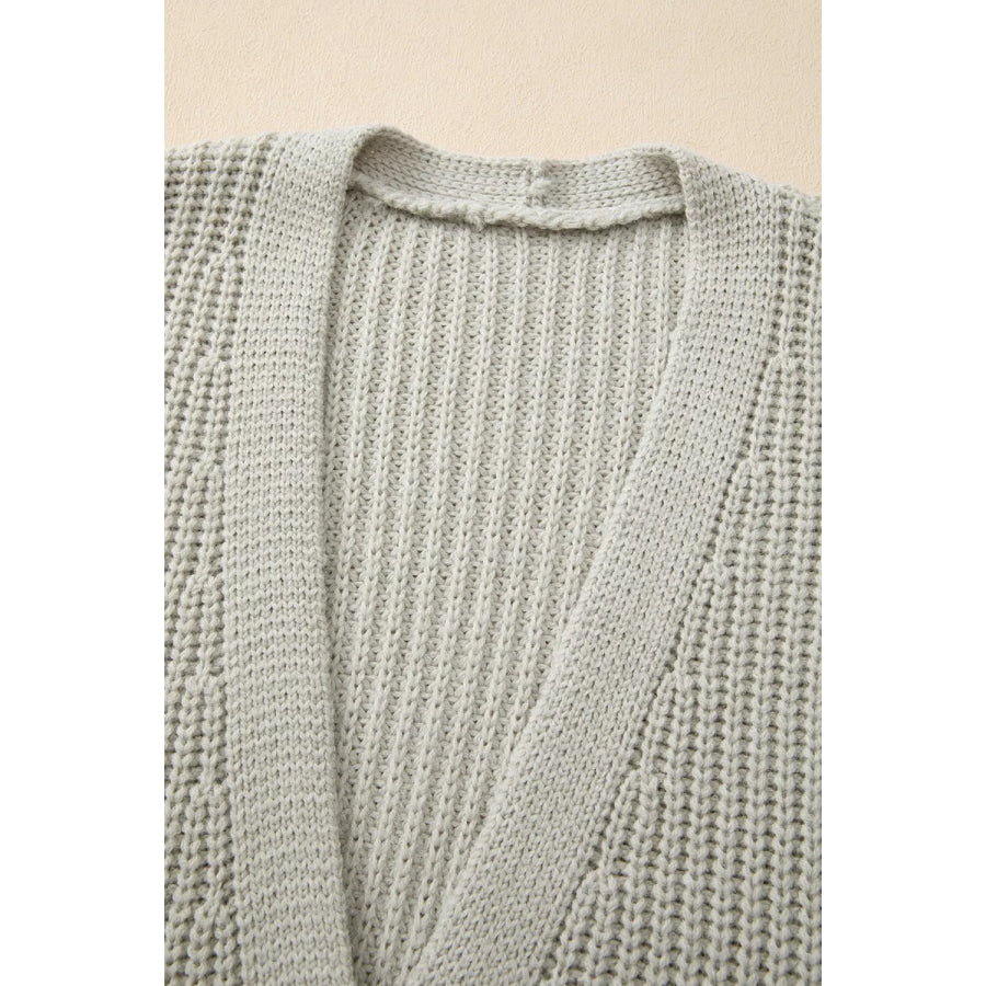 Chunky Knit Button-Down Cardigan Apparel and Accessories