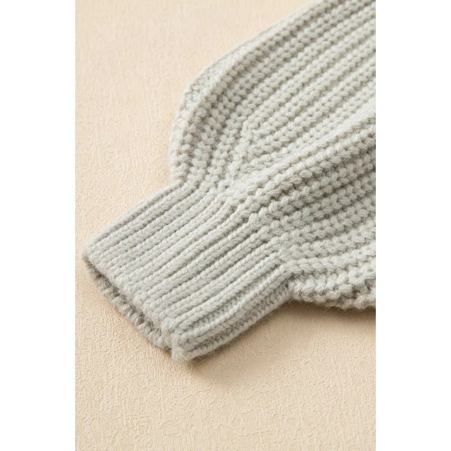 Chunky Knit Button-Down Cardigan Apparel and Accessories