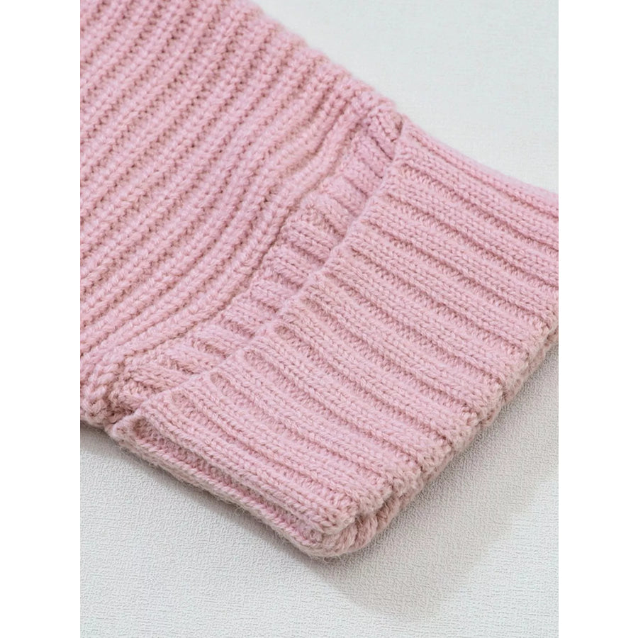 Chunky Knit Open Front Cardigan Apparel and Accessories