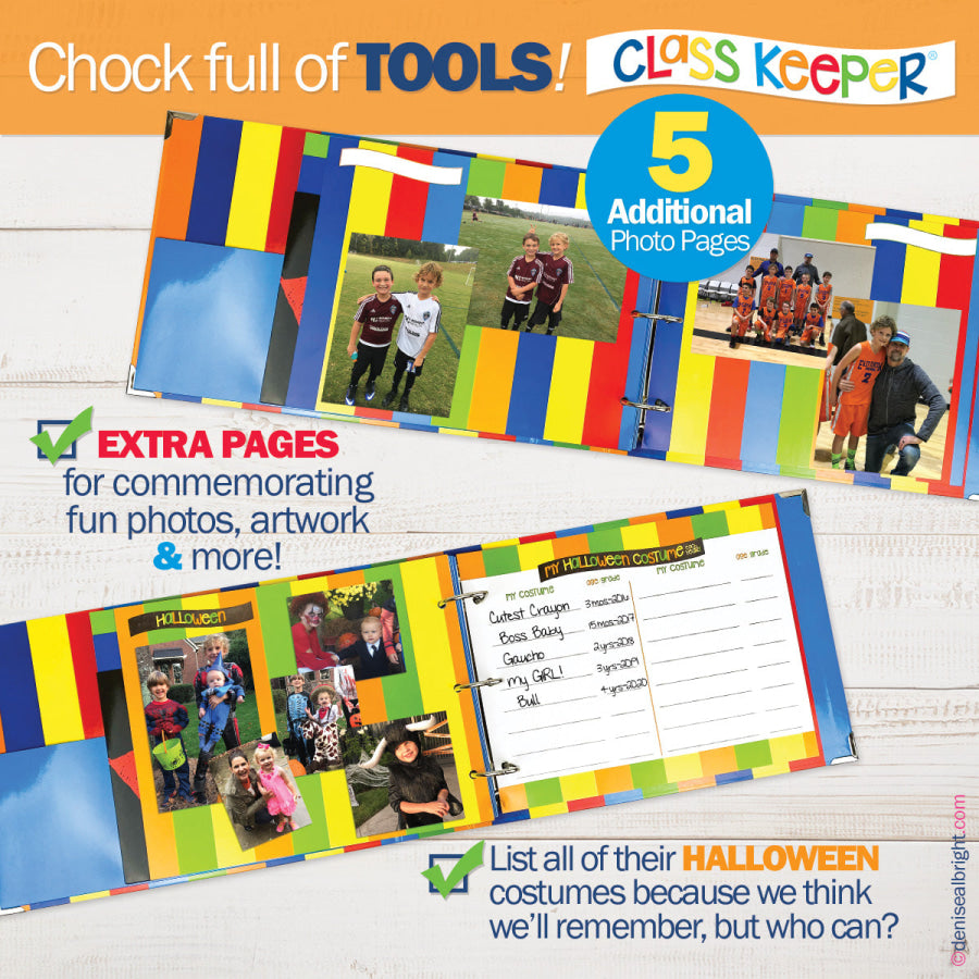 Class Keeper® Easiest School Days Memory Book | (2) Styles Binder