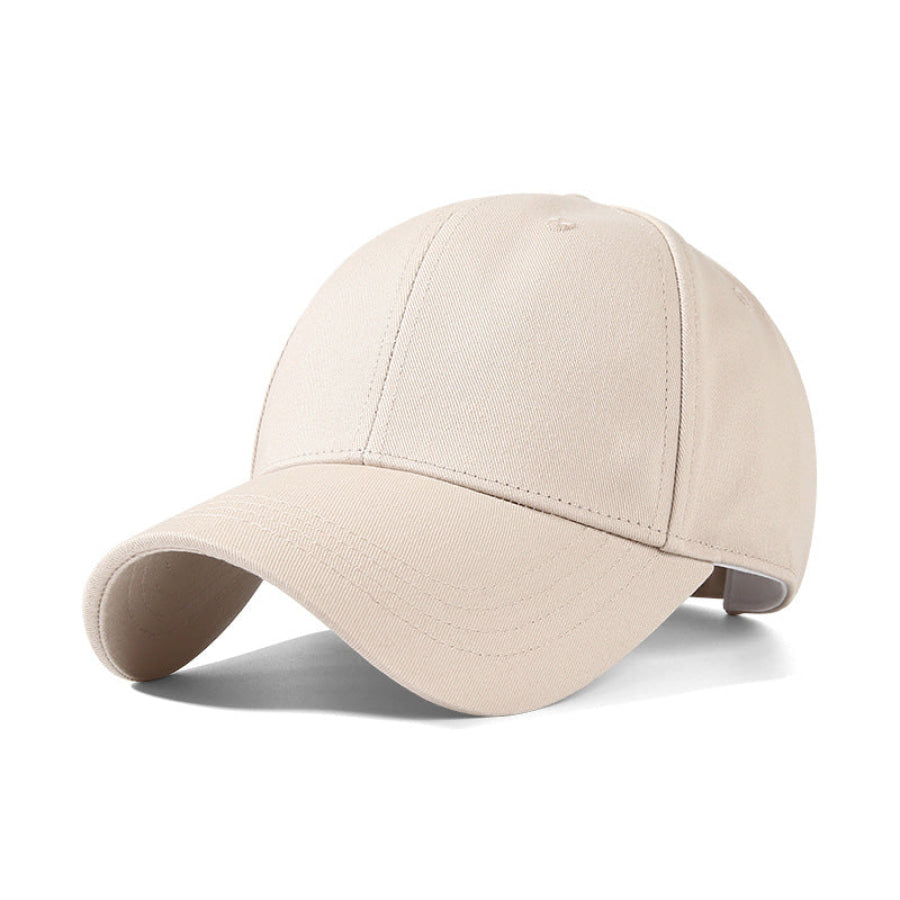 Classic Adjustable Baseball Cap Beige / One Size Apparel and Accessories