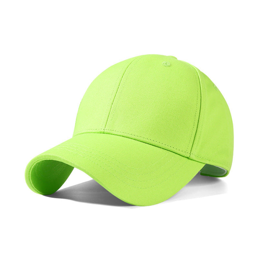 Classic Adjustable Baseball Cap Fluorescent Green / One Size Apparel and Accessories