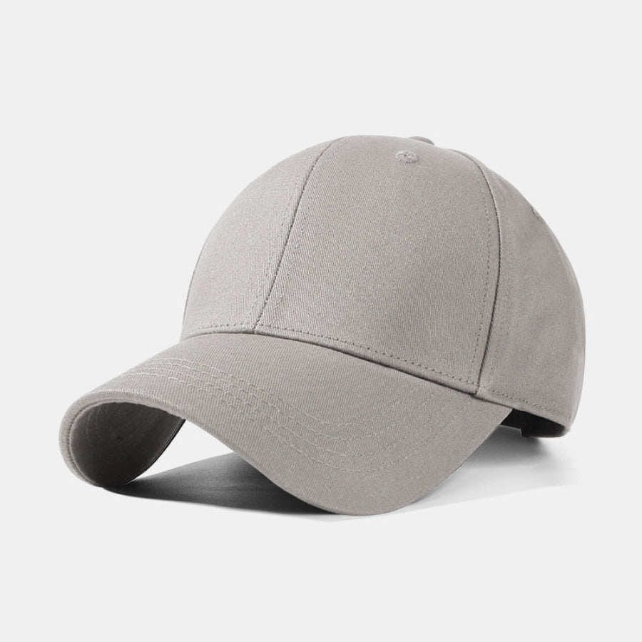 Classic Adjustable Baseball Cap Light Gray / One Size Apparel and Accessories