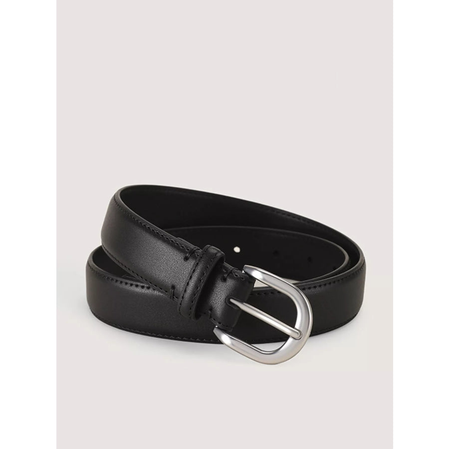 Classic Buckle Belt Black / One Size Apparel and Accessories