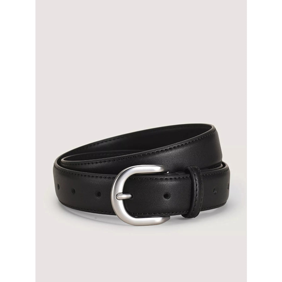 Classic Buckle Belt Black / One Size Apparel and Accessories