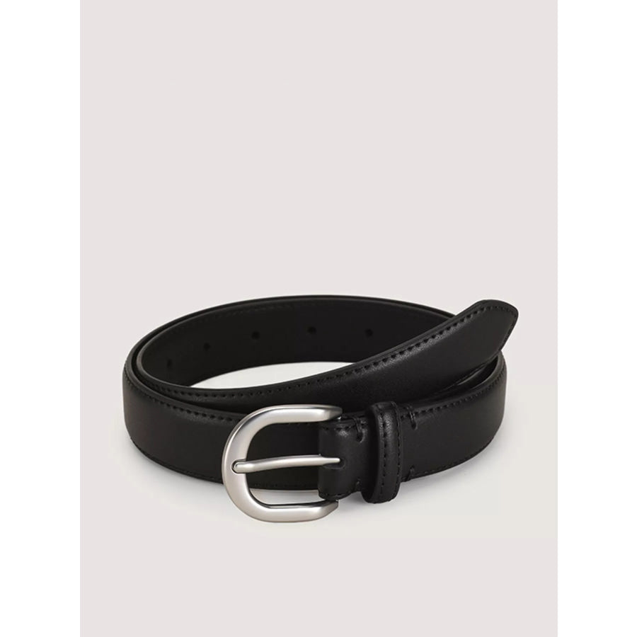 Classic Buckle Belt Black / One Size Apparel and Accessories