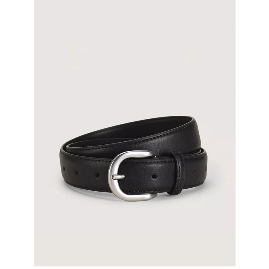 Classic Buckle Belt Black / One Size Apparel and Accessories