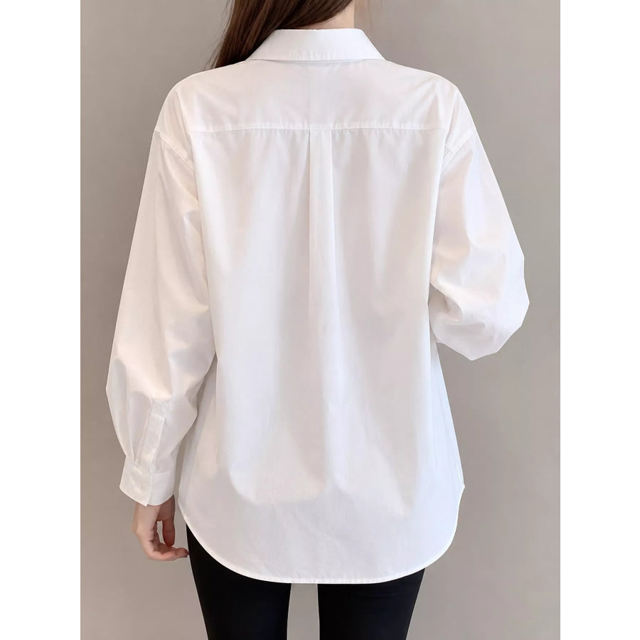 Classic Button-Down Long Sleeve Shirt Apparel and Accessories