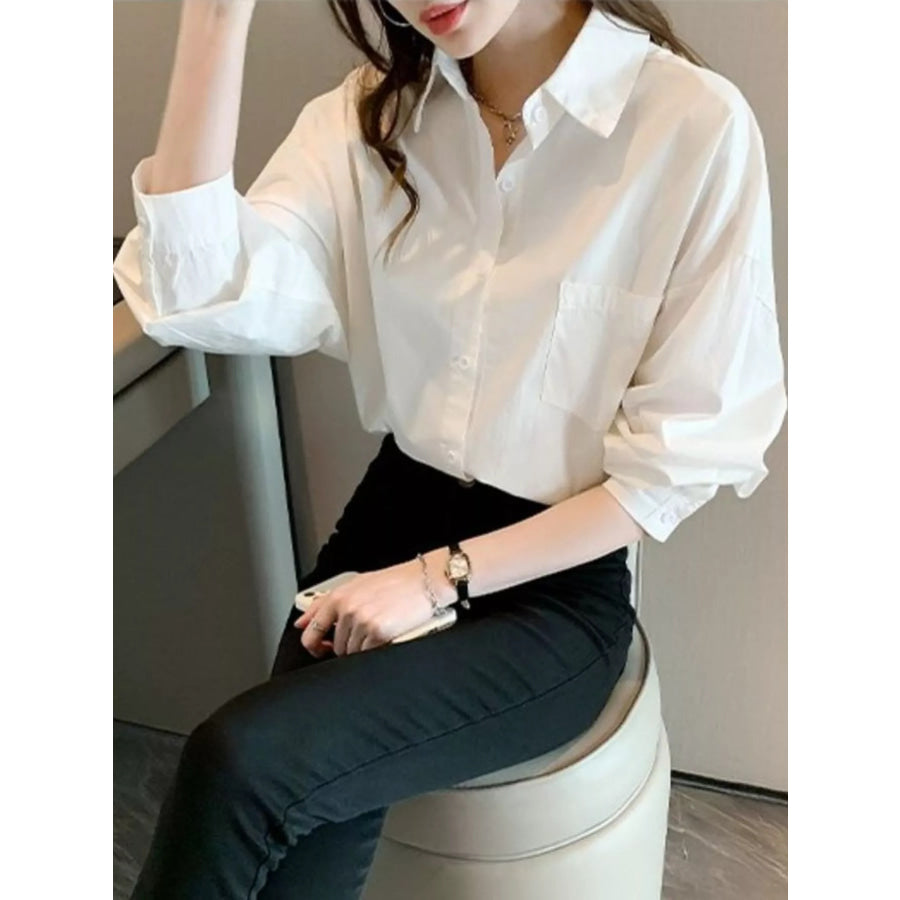 Classic Button-Down Long Sleeve Shirt Apparel and Accessories