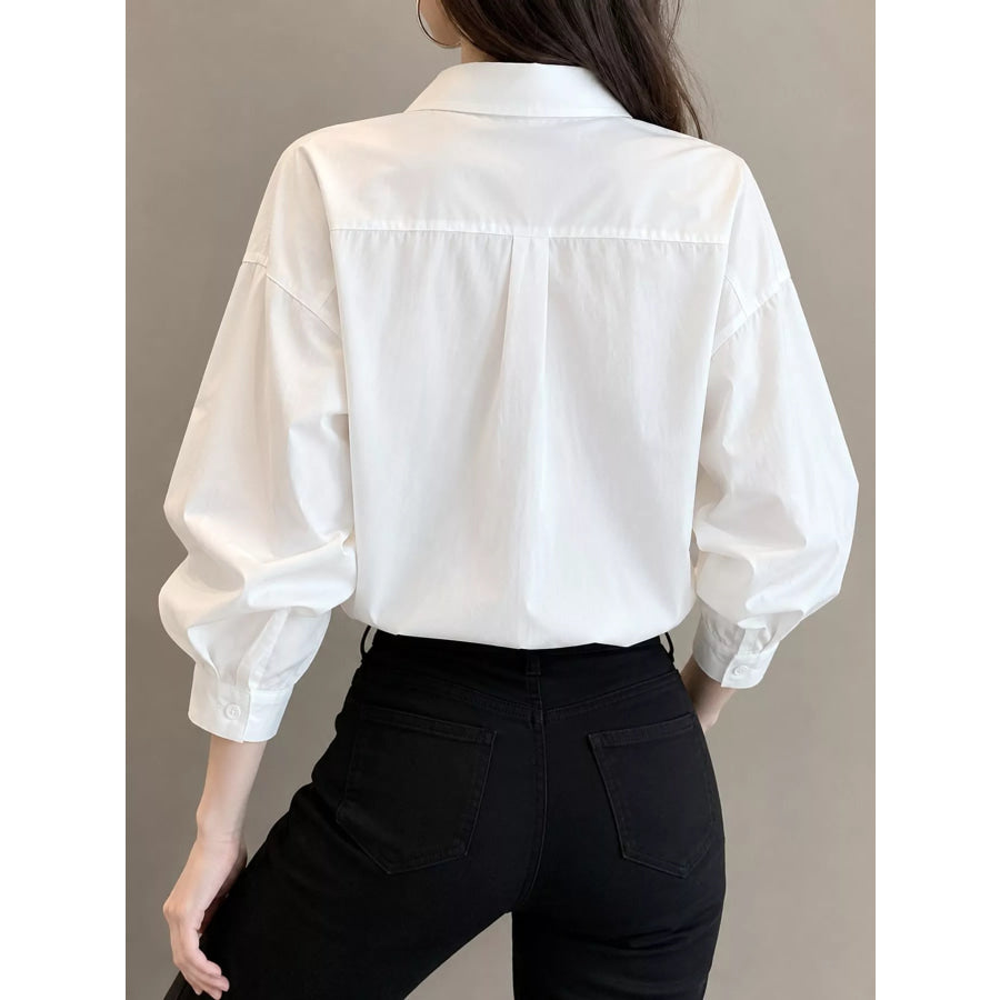 Classic Button-Down Long Sleeve Shirt Apparel and Accessories