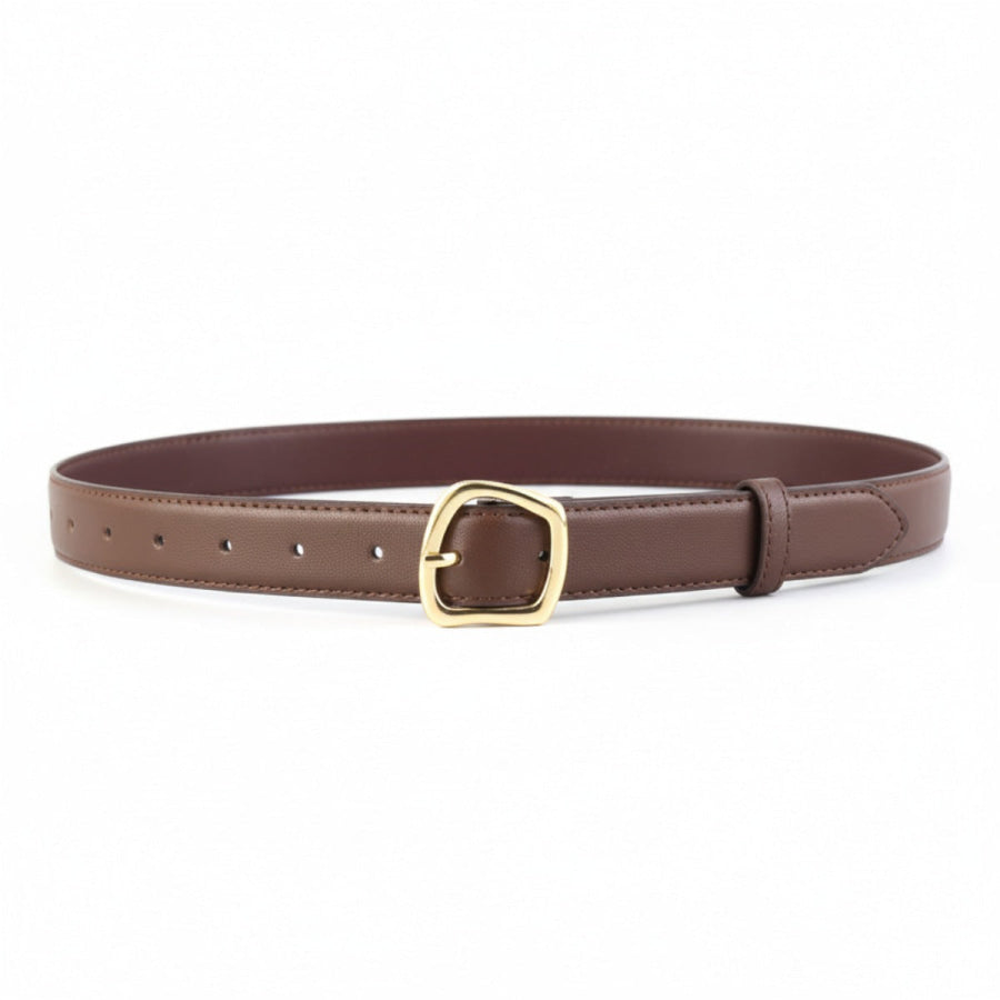 Classic Golden Buckle Belt Apparel and Accessories