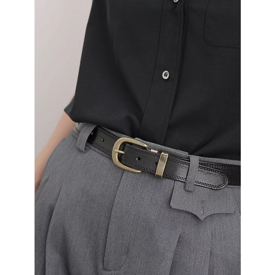 Classic Leather Belt Apparel and Accessories