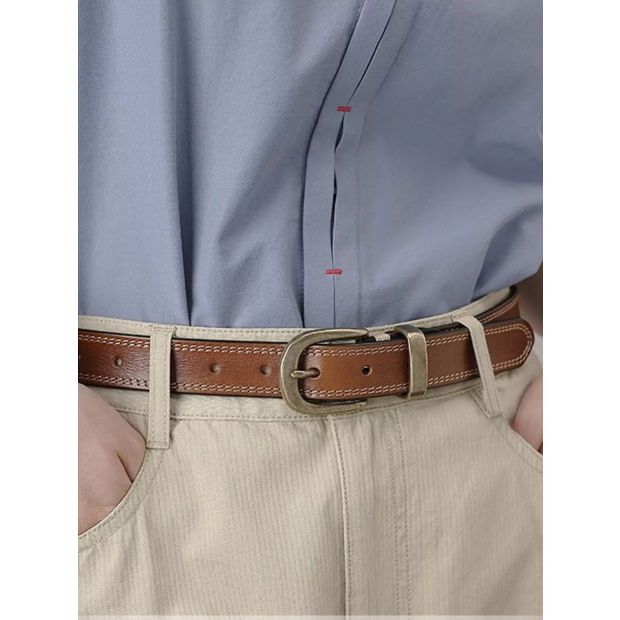 Classic Leather Belt Apparel and Accessories