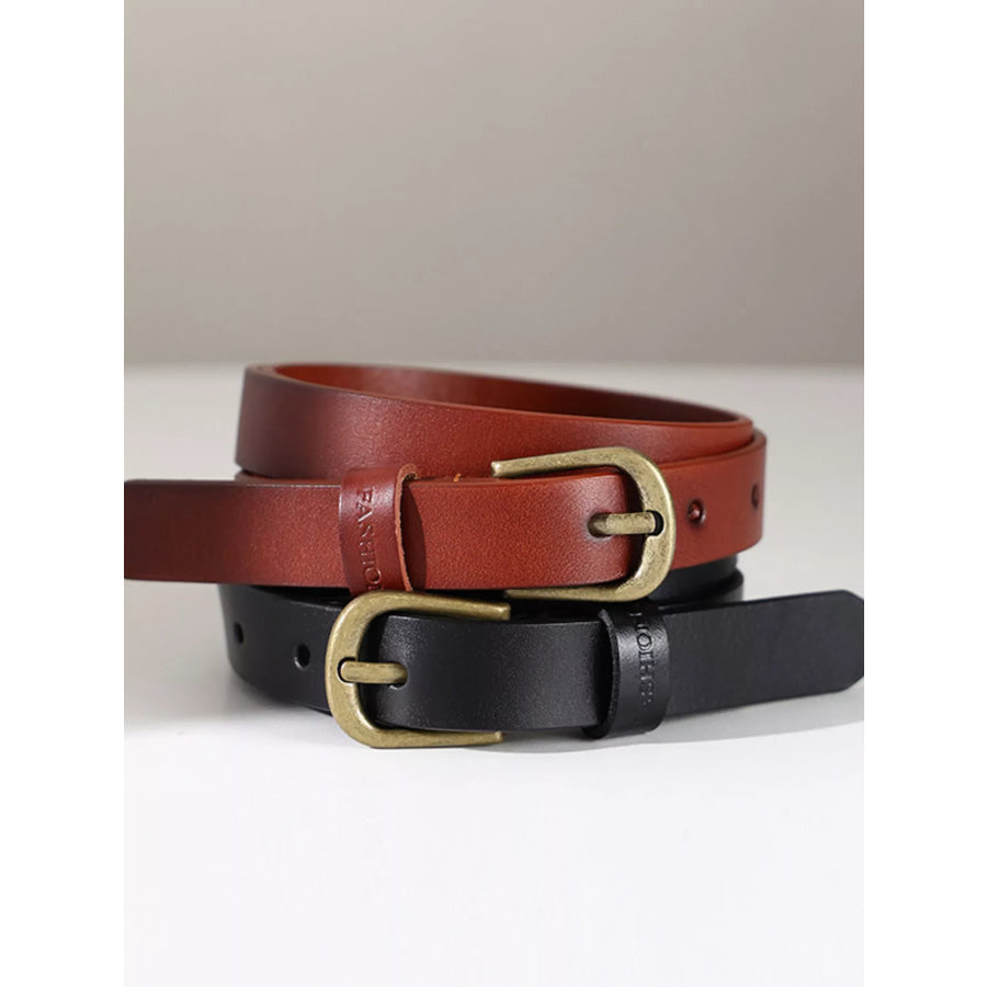 Classic Leather Belt Apparel and Accessories