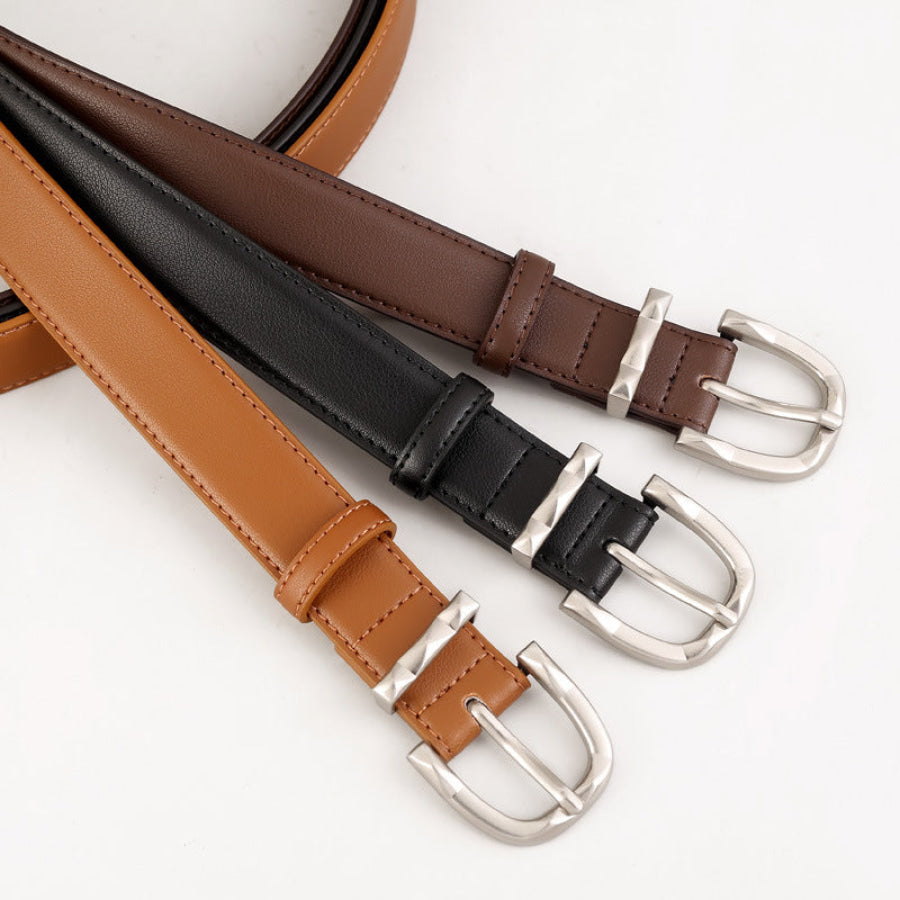 Classic Leather Skinny Belt Apparel and Accessories