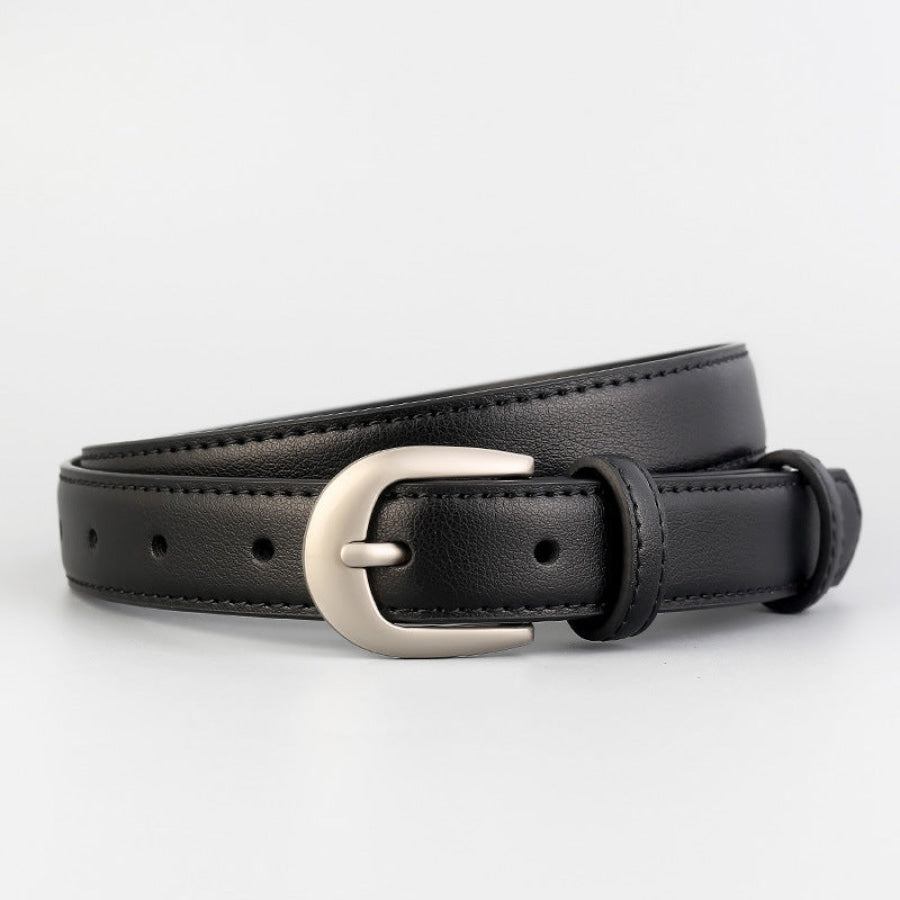 Classic Leather Skinny Belt Apparel and Accessories