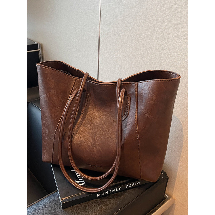 Classic Leather Tote Bag Apparel and Accessories