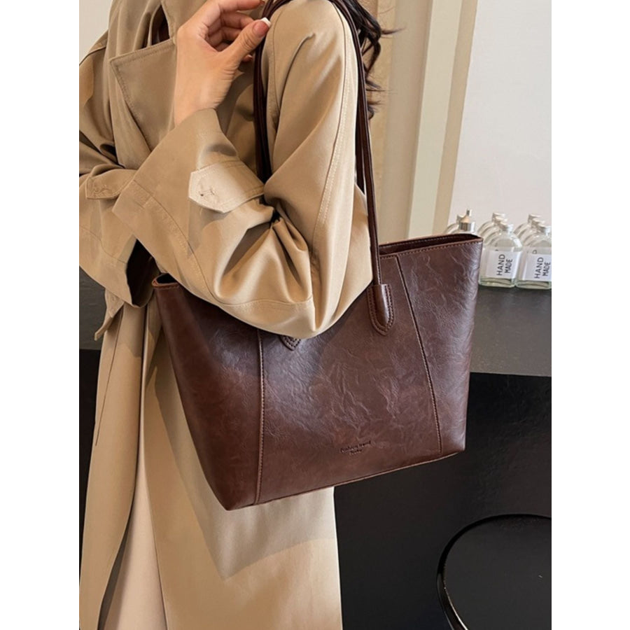 Classic Leather Tote Bag Apparel and Accessories