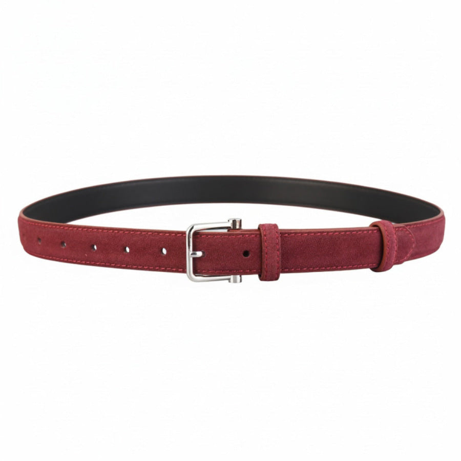 Classic Silver Buckle Belt Apparel and Accessories