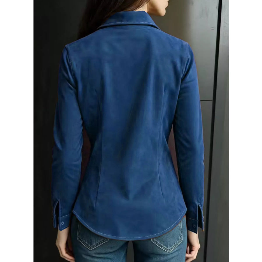 Classic Slim-Fit Long Sleeve Shirt Apparel and Accessories
