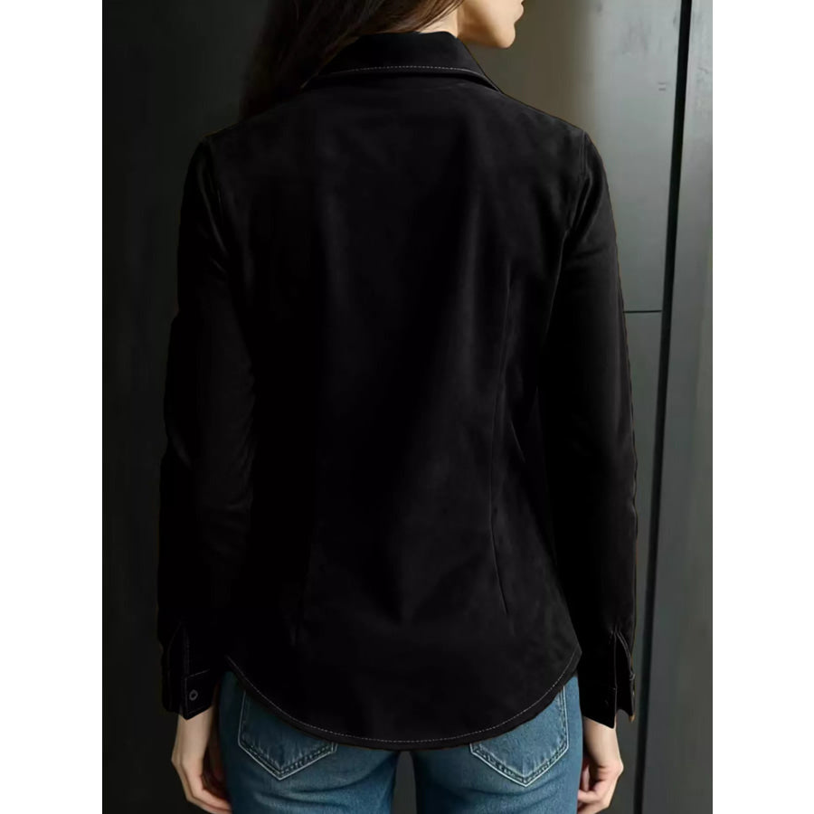 Classic Slim-Fit Long Sleeve Shirt Apparel and Accessories