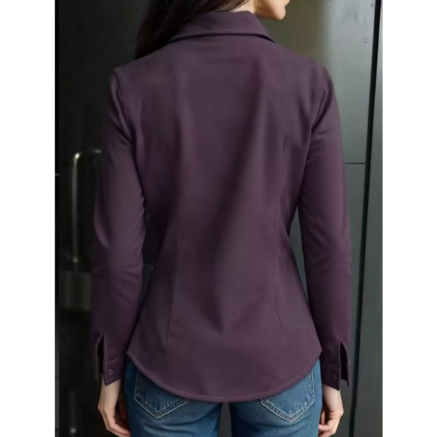 Classic Slim-Fit Long Sleeve Shirt Apparel and Accessories