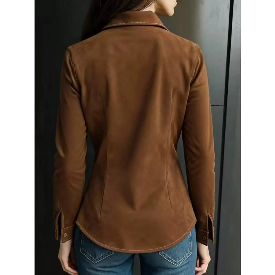 Classic Slim-Fit Long Sleeve Shirt Apparel and Accessories