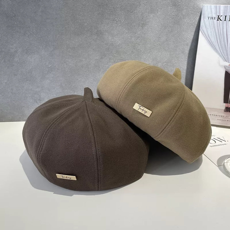 Classic Solid Color Beret Hat Apparel and Accessories