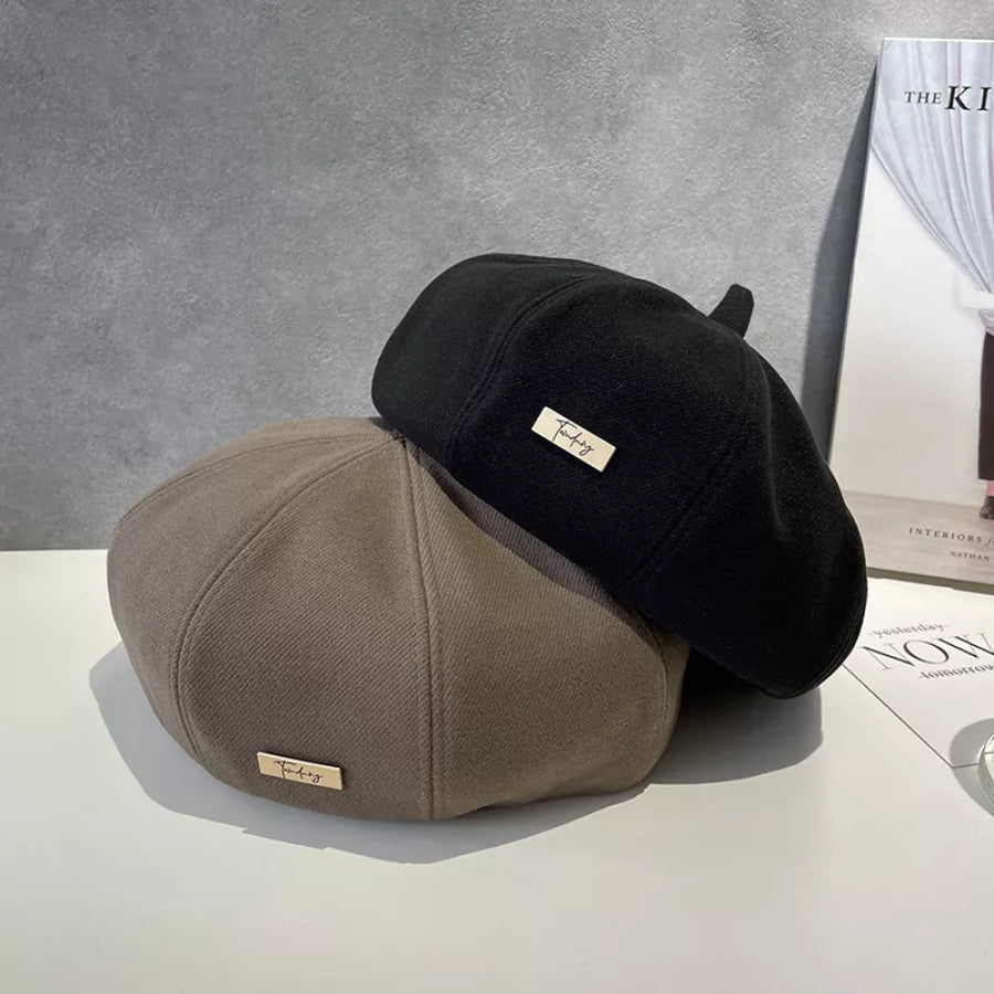Classic Solid Color Beret Hat Apparel and Accessories