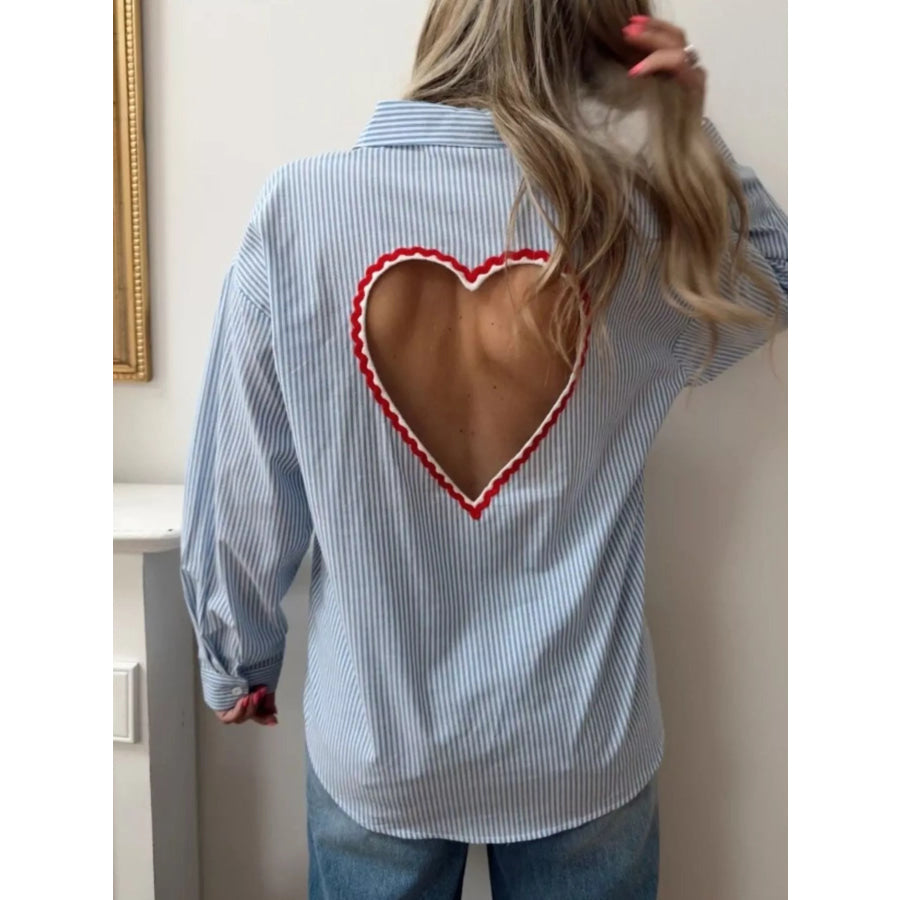 Classic Striped Button-Down Shirt Apparel and Accessories