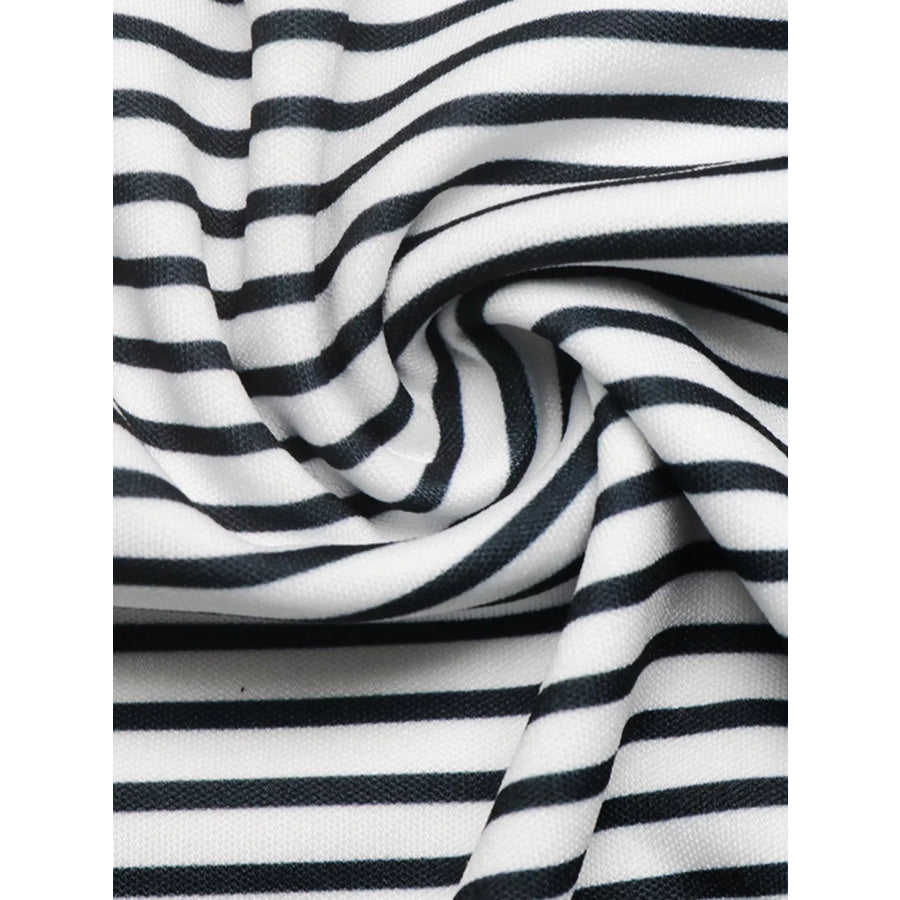 Classic Striped Crew Neck T-Shirt Apparel and Accessories