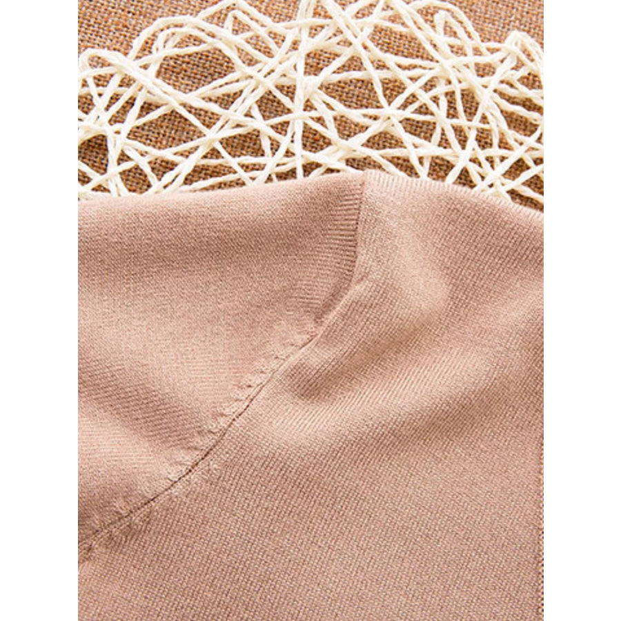 Classic V-Neck Button-Down Knit Cardigan Apparel and Accessories