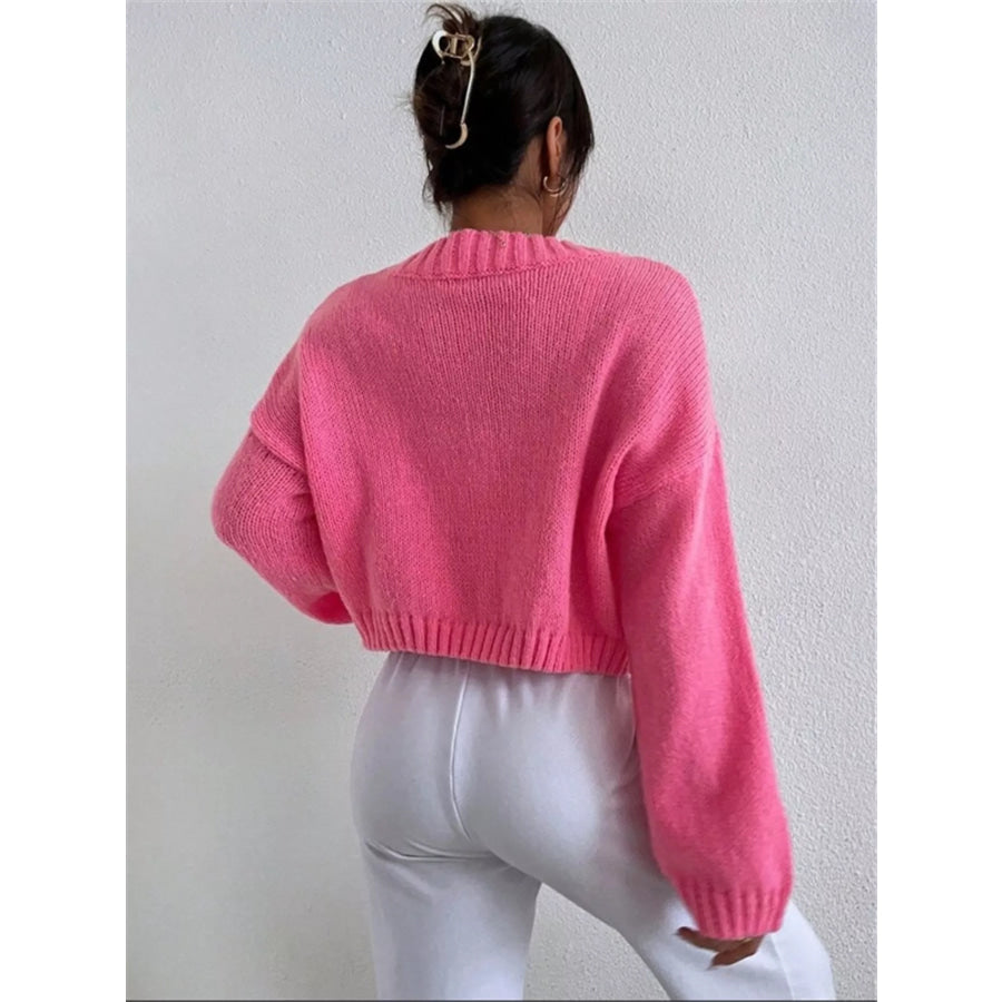 Cloud Button Up Knit Cardigan Apparel and Accessories