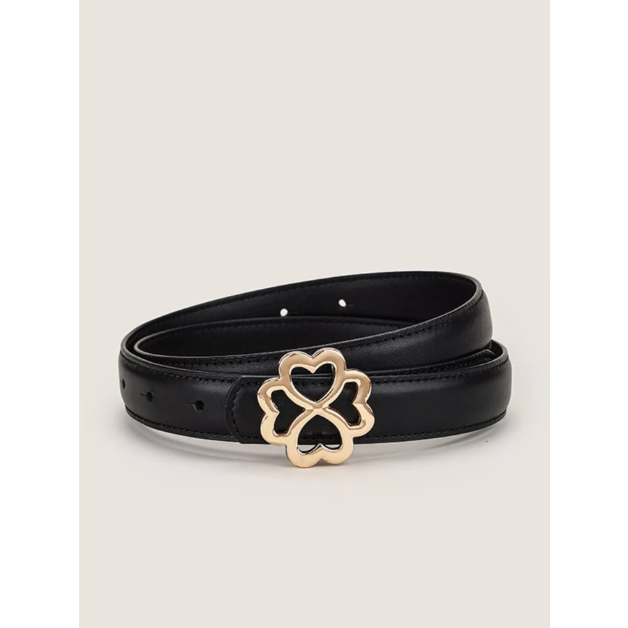 Clover Buckle Adjustable Belt Apparel and Accessories