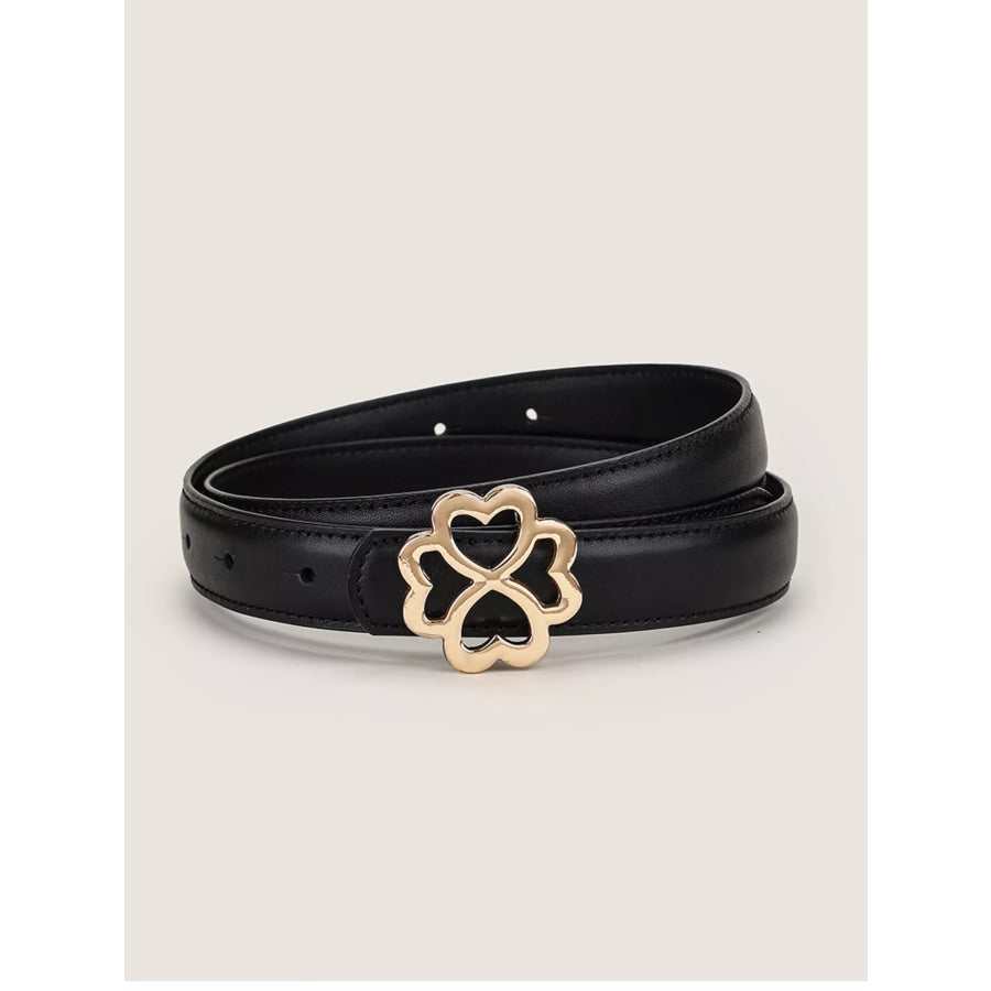Clover Buckle Adjustable Belt Apparel and Accessories