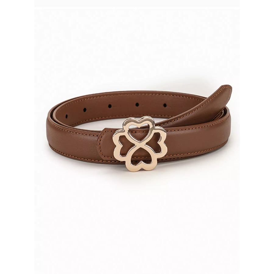 Clover Buckle Adjustable Belt Apparel and Accessories