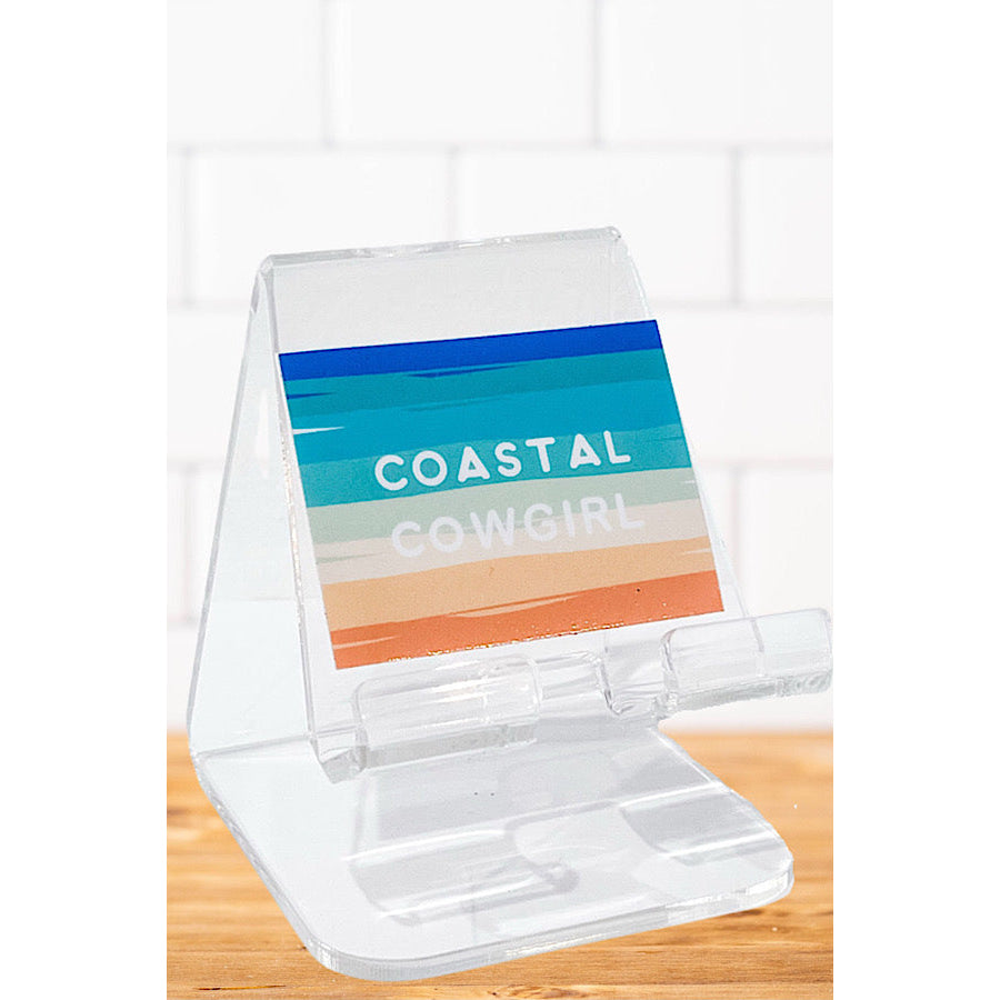 Coastal Cowgirl Acrylic Phone Stand WS 600 Accessories