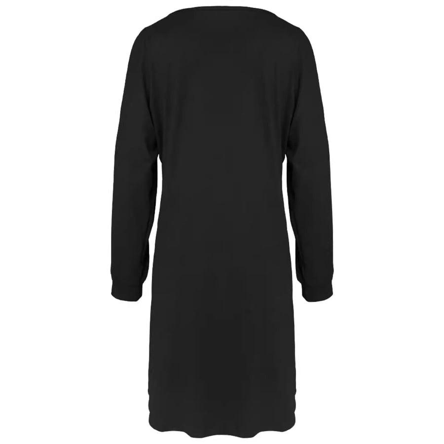 Cold Shoulder V-Neck Mini Dress Apparel and Accessories