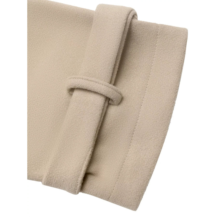 Collared Neck Button Up Jacket Apparel and Accessories
