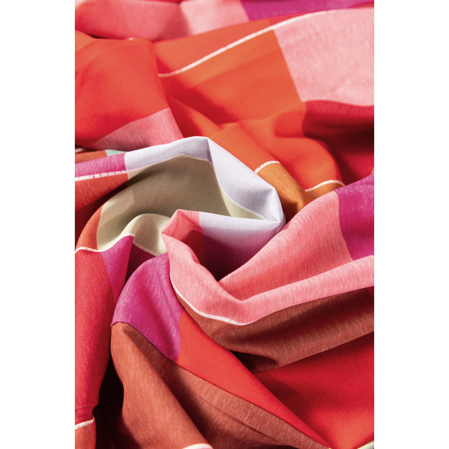 Color Block Elastic Waist Maxi Skirt Apparel and Accessories