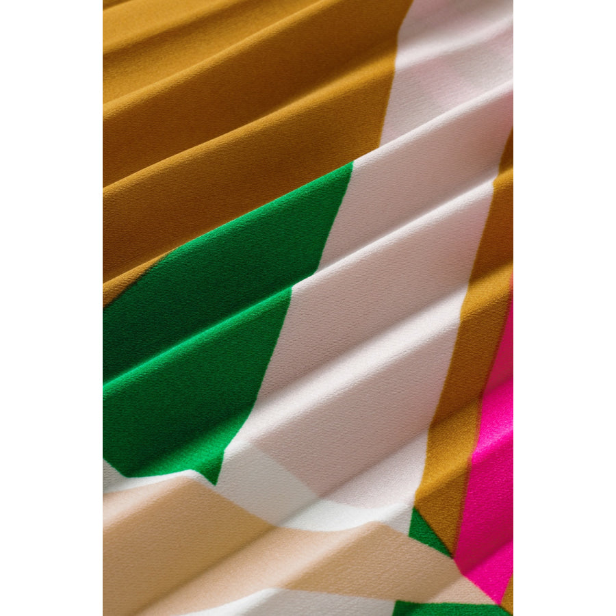 Color Block Round Neck Tank Apparel and Accessories